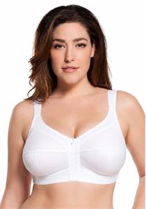 Soft Cup Wide Strap Bra White